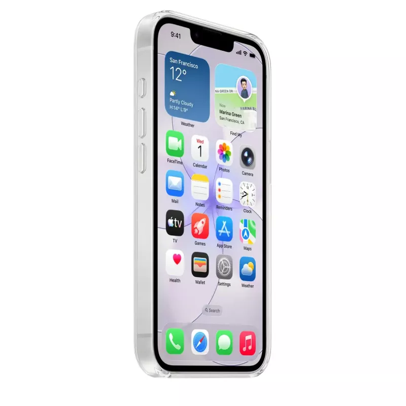 Priehľadné ochranné puzdro pre Apple iPhone 17e – transparentné PC puzdro, MagSafe, pre 6,1