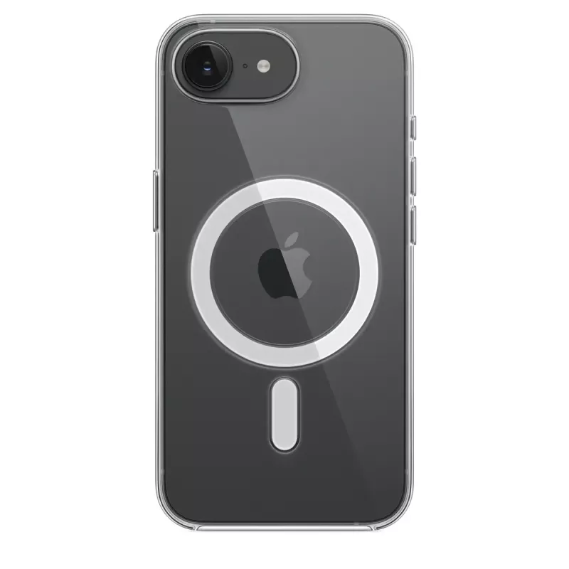 Priehľadné ochranné puzdro pre Apple iPhone 17e – transparentné PC puzdro, MagSafe, pre 6,1
