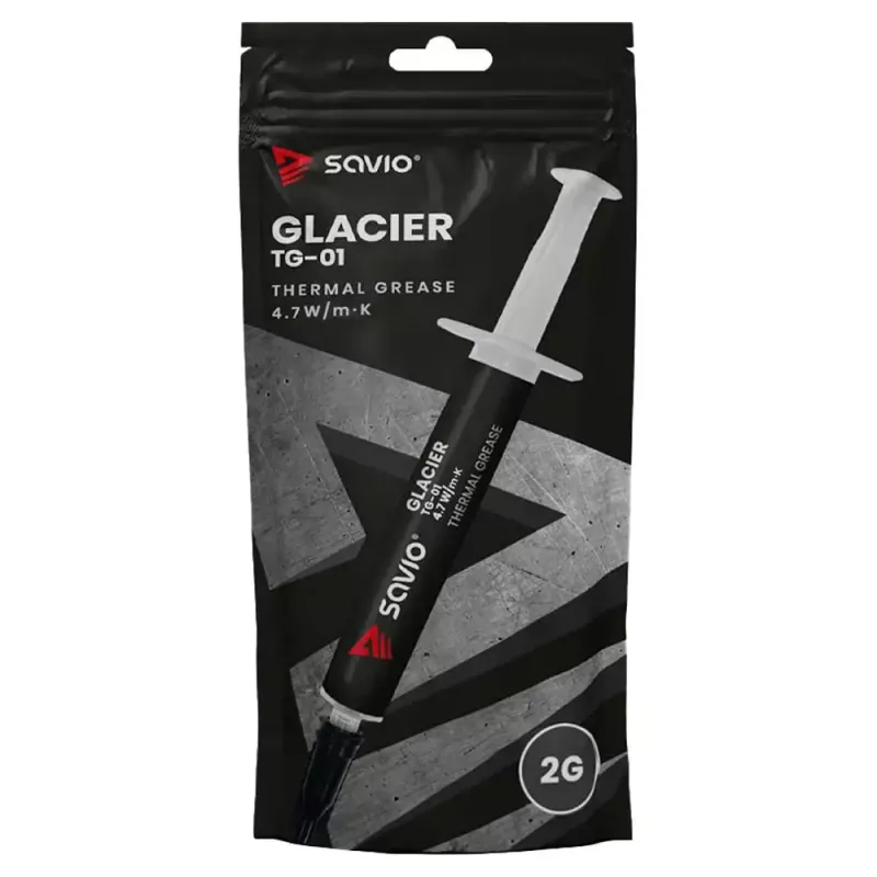 Savio TG-01 teplovodivá pasta, 2 g, 4,7 W/m·K