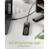 ICY BOX M.2 NVMe puzdro s USB 3.2 Gen 2 Type-C, SSD puzdro, M.2, PCI Express, 10 Gbit/s, Hot-Swap, čierna