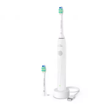 Nabíjacia sonická zubná kefka Philips Sonicare 2100 HX4022/01 — 1 rukoväť, 2 hlavice, Li‑Ion batéria, režim Daily Care