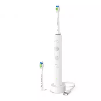 Nabíjacia sonická zubná kefka Philips 4100 series HX4042/41 — integrovaná Li‑Ion batéria, 2 hlavice, režimy Denné čistenie & Starostlivosť o ďasná