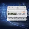 Trojfázový elektromer na DIN lištu QOLTEC 50978 — 400 V, 100 A