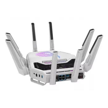 ASUS ROG Rapture GT-BE19000AI WLAN router 10 Gigabit Ethernet Tri-Band (2,4 GHz / 5 GHz / 6 GHz) biely