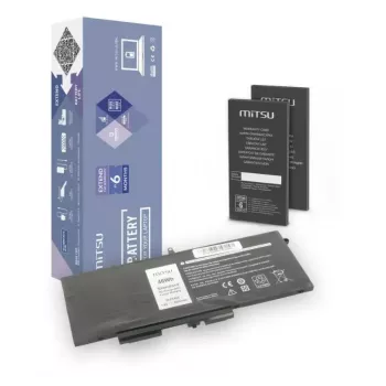 MITSU 5BM335 nabíjateľná batéria do notebooku pre Dell, 6000 mAh