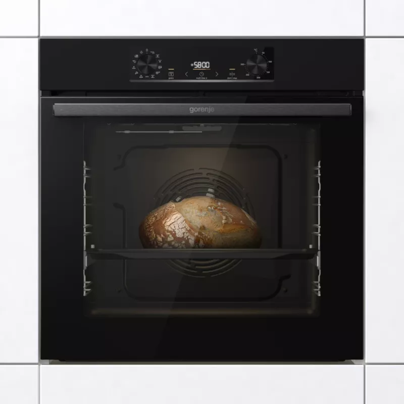Gorenje elektrická rúra BOS6737E06B RAL9005, veľká, elektrická, 77 l, 77 l, 2300 W, 300 °C