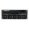 Rack server ASUS ESC8000A-E13 (4U) strieborný – LGA 6096, AMD EPYC, DDR5, až do 3 TB, 24 DIMM, 2× CPU, 3200 W PSU