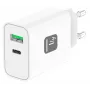 Techly IPW-USB-30WACG mobilná nabíjačka univerzálna biela AC rýchle nabíjanie interiér