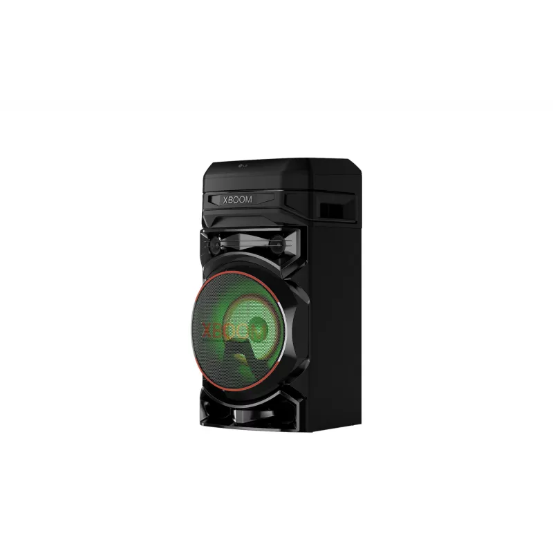 Párty reproduktor LG XBOOM RNC5 — 2.0 kanály, 2-pásmový, Bluetooth 4.0 (AAC/SBC), USB-A, FM, RGB LED, 13,8 kg