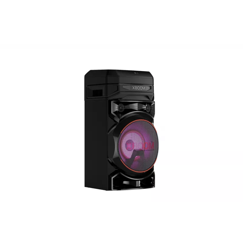 Párty reproduktor LG XBOOM RNC5 — 2.0 kanály, 2-pásmový, Bluetooth 4.0 (AAC/SBC), USB-A, FM, RGB LED, 13,8 kg