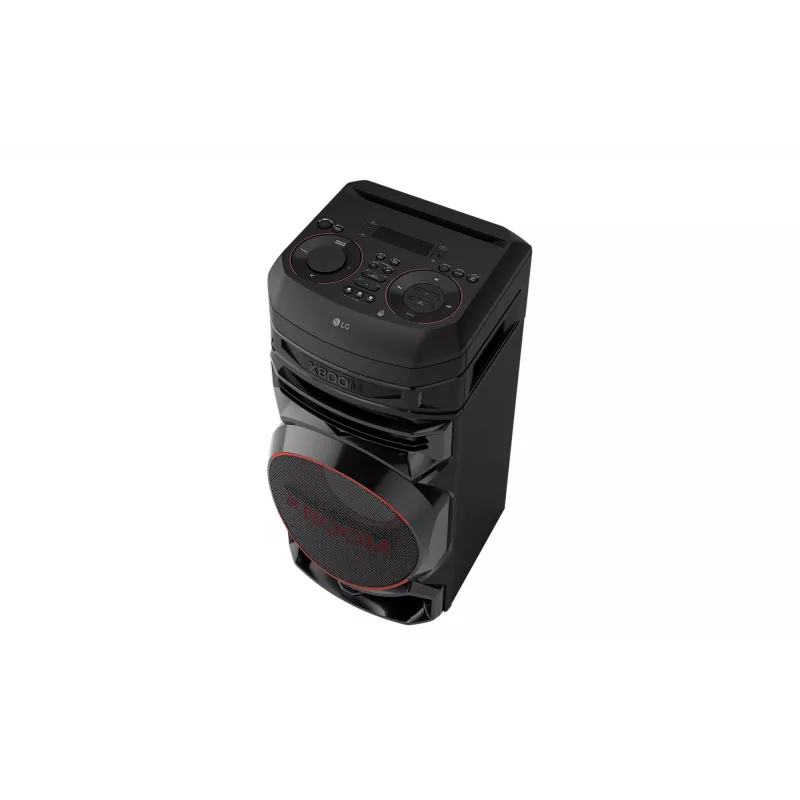 Párty reproduktor LG XBOOM RNC5 — 2.0 kanály, 2-pásmový, Bluetooth 4.0 (AAC/SBC), USB-A, FM, RGB LED, 13,8 kg