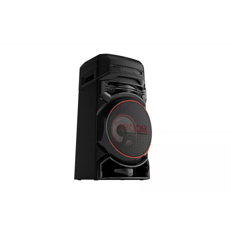 Párty reproduktor LG XBOOM RNC5 — 2.0 kanály, 2-pásmový, Bluetooth 4.0 (AAC/SBC), USB-A, FM, RGB LED, 13,8 kg