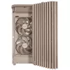 PC skriňa ASUS ProArt PA401 Wood Edition Béžová — Mid-Tower, predný panel z kovu