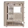 PC skriňa ASUS ProArt PA401 Wood Edition Béžová — Mid-Tower, predný panel z kovu