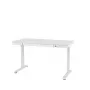 Elektricky výškovo nastaviteľný stôl ActiveJet ET119W-C 140x70 cm, zdvih 50 cm, nosnosť 45 kg, biely