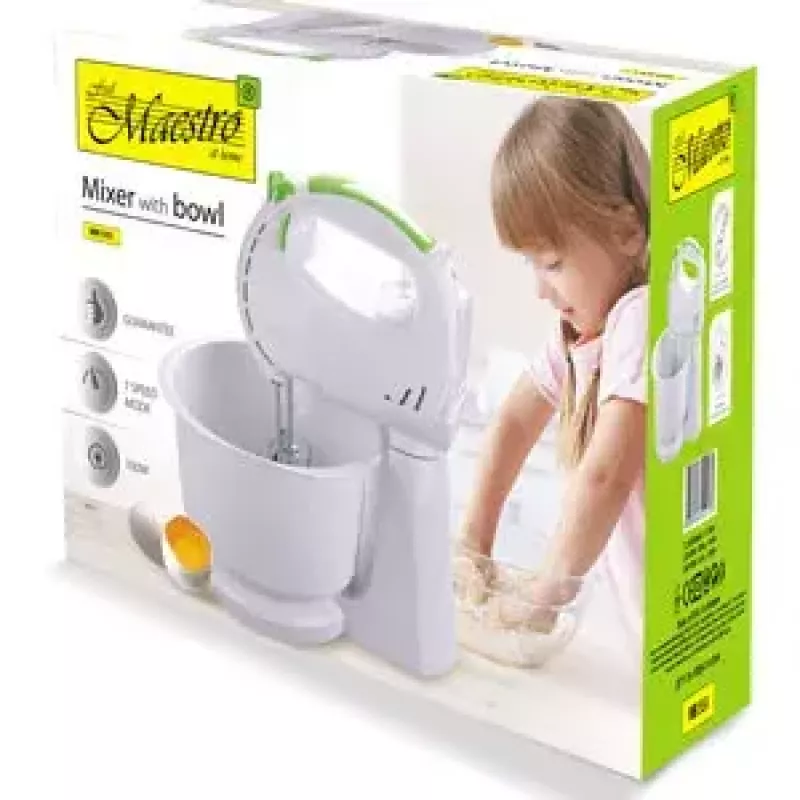 Maestro MR-551 kuchynský robot s otočnou misou, 600 W, čierny/oceľový