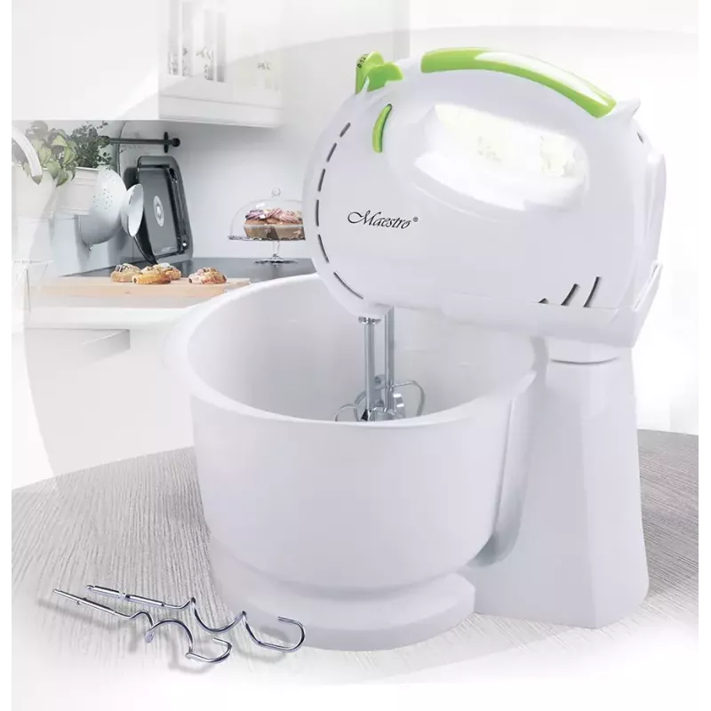Maestro MR-551 kuchynský robot s otočnou misou, 600 W, čierny/oceľový