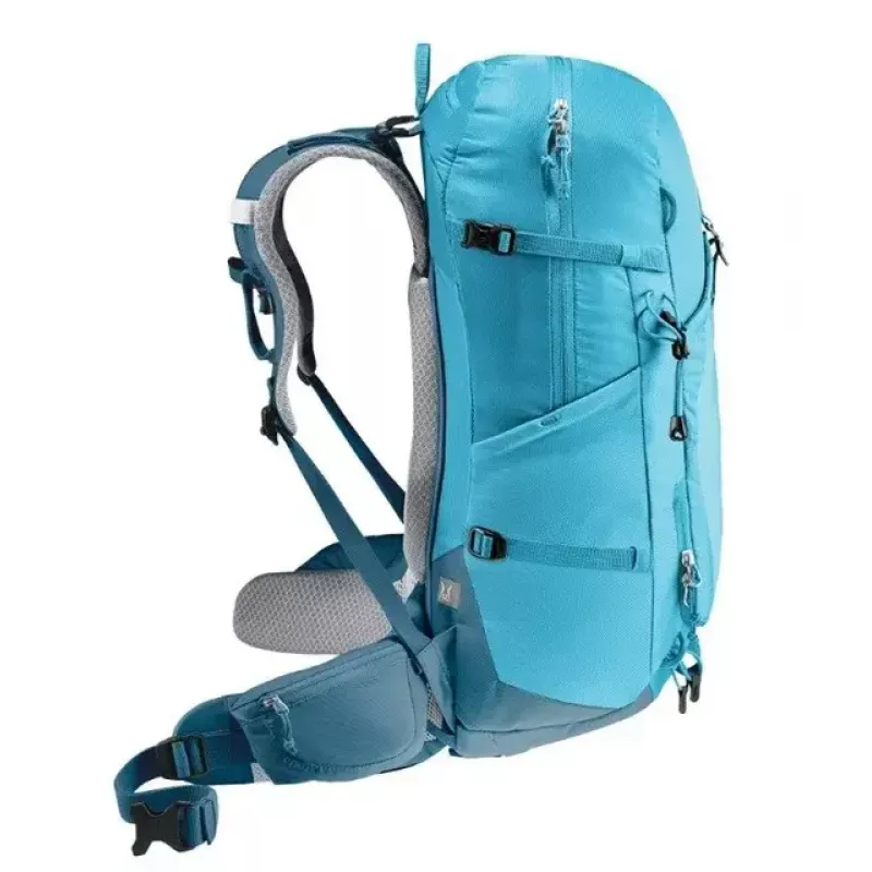 DEUTER Trail PRO 31 SL dámsky turistický batoh, 31 L, ľahký, odolný, modrý