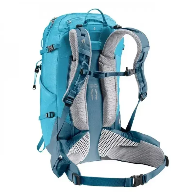 DEUTER Trail PRO 31 SL dámsky turistický batoh, 31 L, ľahký, odolný, modrý