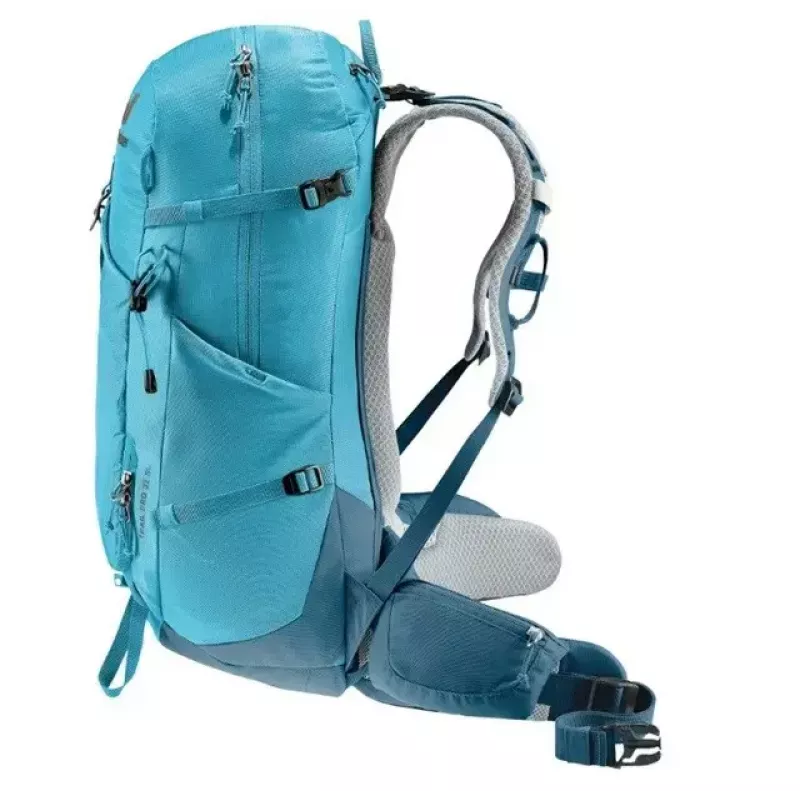 DEUTER Trail PRO 31 SL dámsky turistický batoh, 31 L, ľahký, odolný, modrý