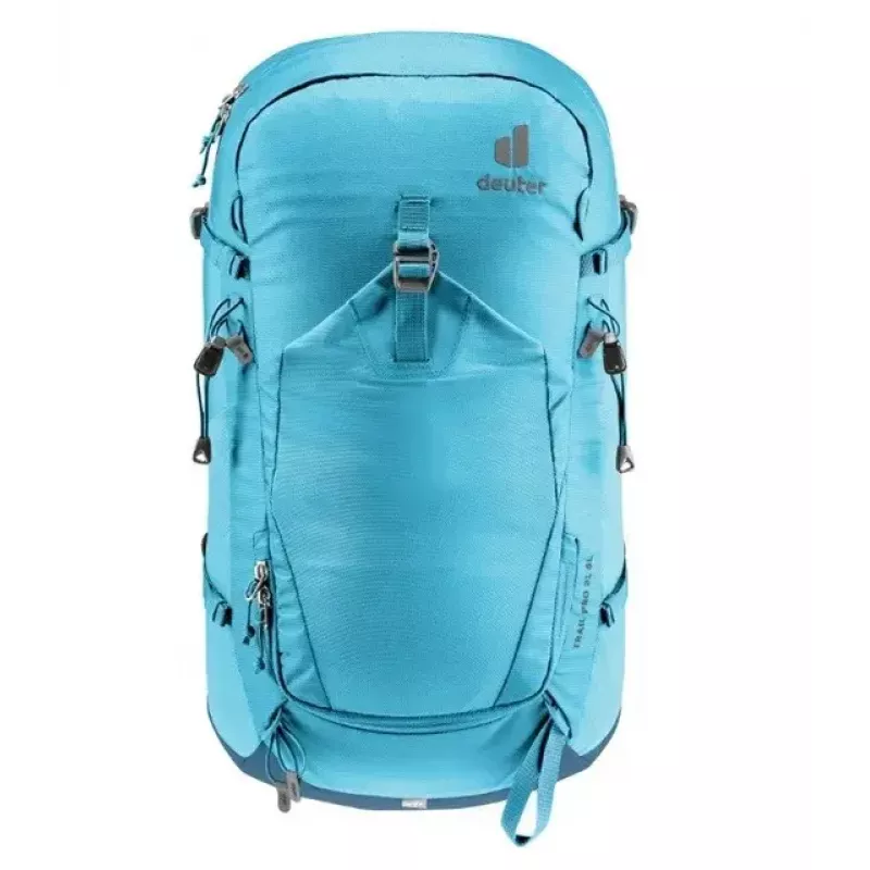 DEUTER Trail PRO 31 SL dámsky turistický batoh, 31 L, ľahký, odolný, modrý