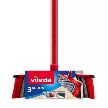 Metla VILEDA Indoor tvrdé štetiny, technopolymér, 1300 mm rukoväť, 280×60 mm hlava