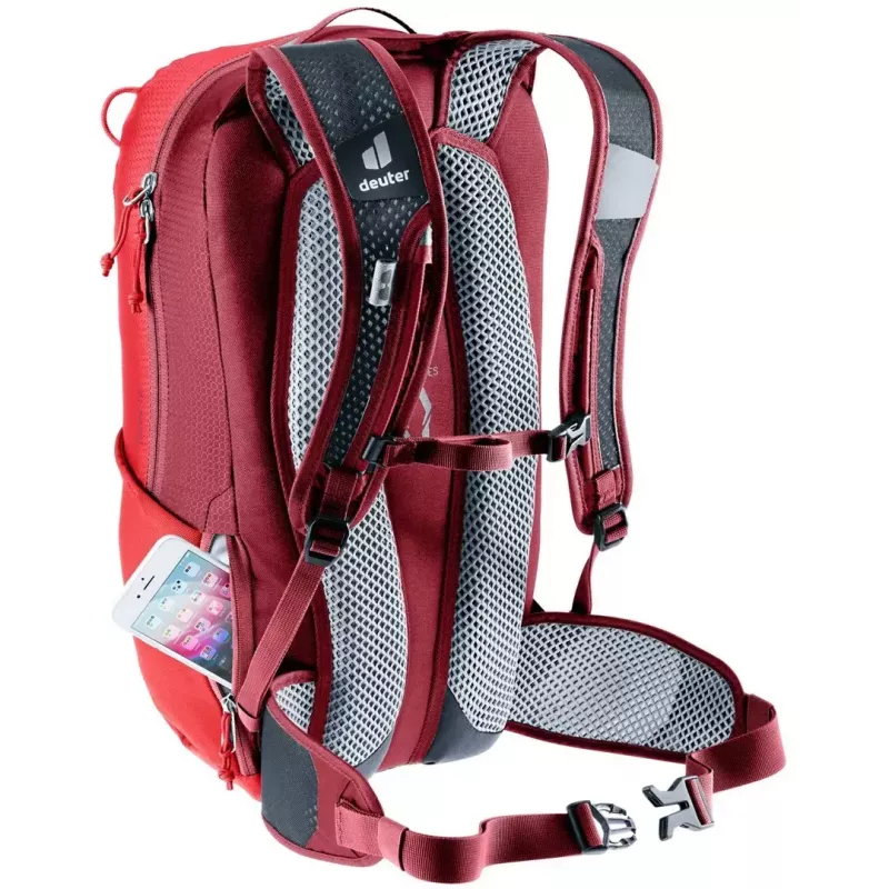 Denný batoh DEUTER Race 16 — denný batoh, objem 16 L, cherry