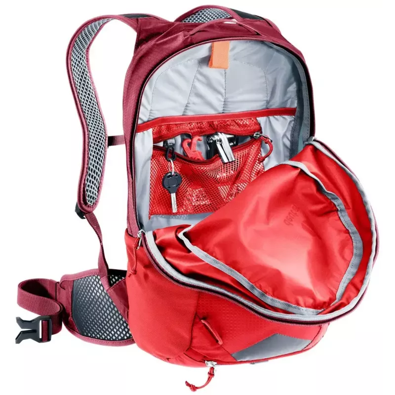 Denný batoh DEUTER Race 16 — denný batoh, objem 16 L, cherry