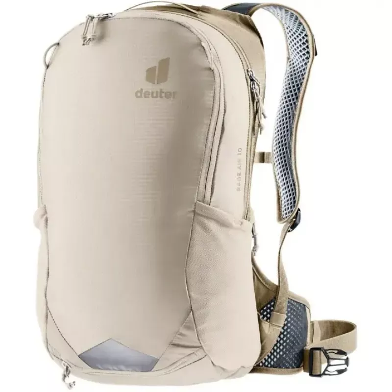 Bicyklový batoh DEUTER Race Air 10 — ľahký 10-litrový bicyklový batoh, alu/Graustone