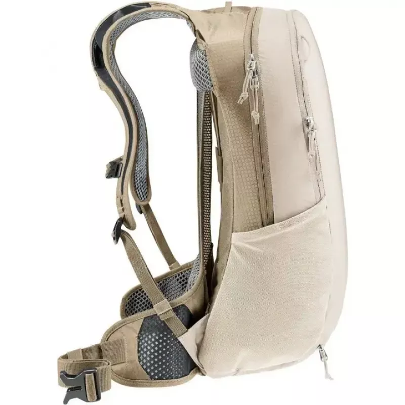 Bicyklový batoh DEUTER Race Air 10 — ľahký 10-litrový bicyklový batoh, alu/Graustone
