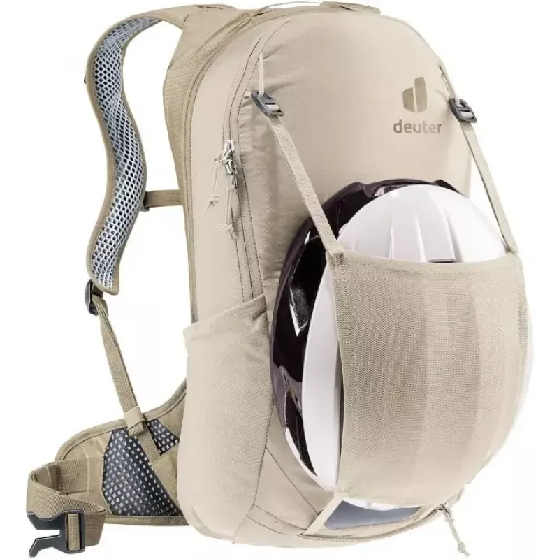 Bicyklový batoh DEUTER Race Air 10 — ľahký 10-litrový bicyklový batoh, alu/Graustone
