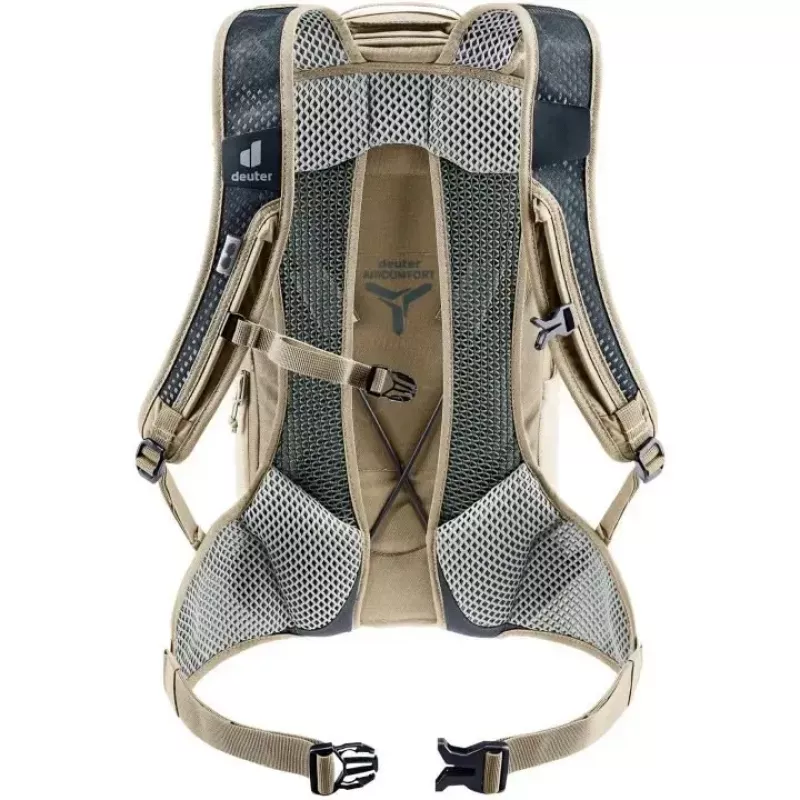 Bicyklový batoh DEUTER Race Air 10 — ľahký 10-litrový bicyklový batoh, alu/Graustone