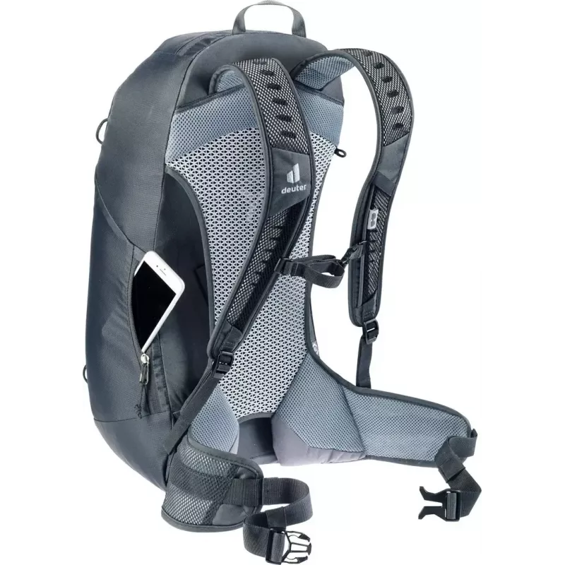 Batoh DEUTER AC Lite 25 EL čierny — vetraný denný batoh, objem 25 l