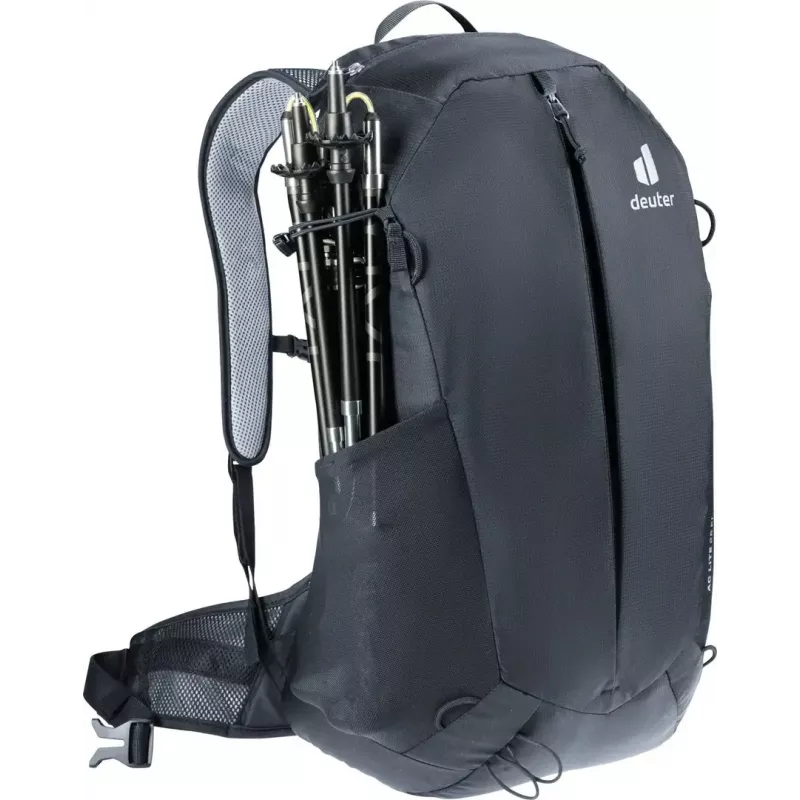 Batoh DEUTER AC Lite 25 EL čierny — vetraný denný batoh, objem 25 l