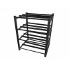 Regál na batérie LANBERG OR01-830650-304-BK — 830×650 mm, 3 rady, 4 úrovne