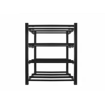 Regál na batérie LANBERG OR01-830650-304-BK — 830×650 mm, 3 rady, 4 úrovne