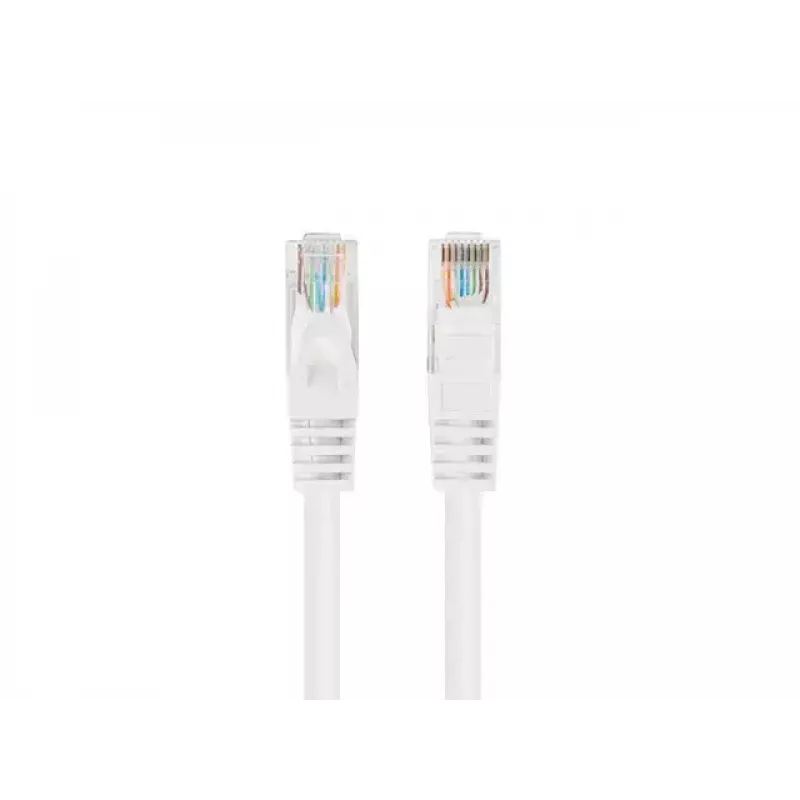 Lanberg PCU6-20CC-0200-W prepojovací kábel Cat6 U/UTP, 2 m, biely, balenie po 10 ks