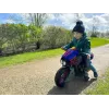 Elektrická motorka na sedenie HUFFY 17345W — batériové 6V detské vozidlo
