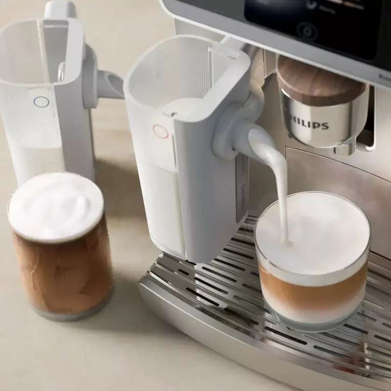 Kávovar Philips Series 8000 Café Aromis EP8757/20, strieborný, 1 500 W