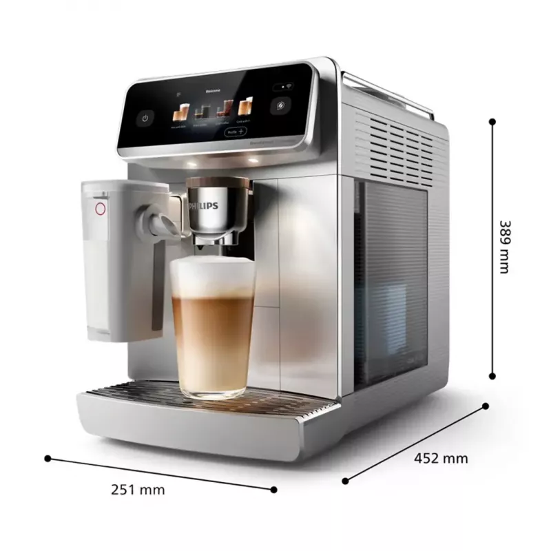 Kávovar Philips Series 8000 Café Aromis EP8757/20, strieborný, 1 500 W