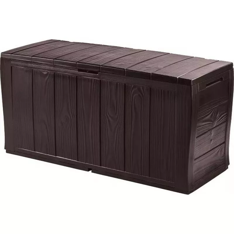 Úložná krabica Keter Sherwood obdĺžniková živica hnedá 270L 1170mm
