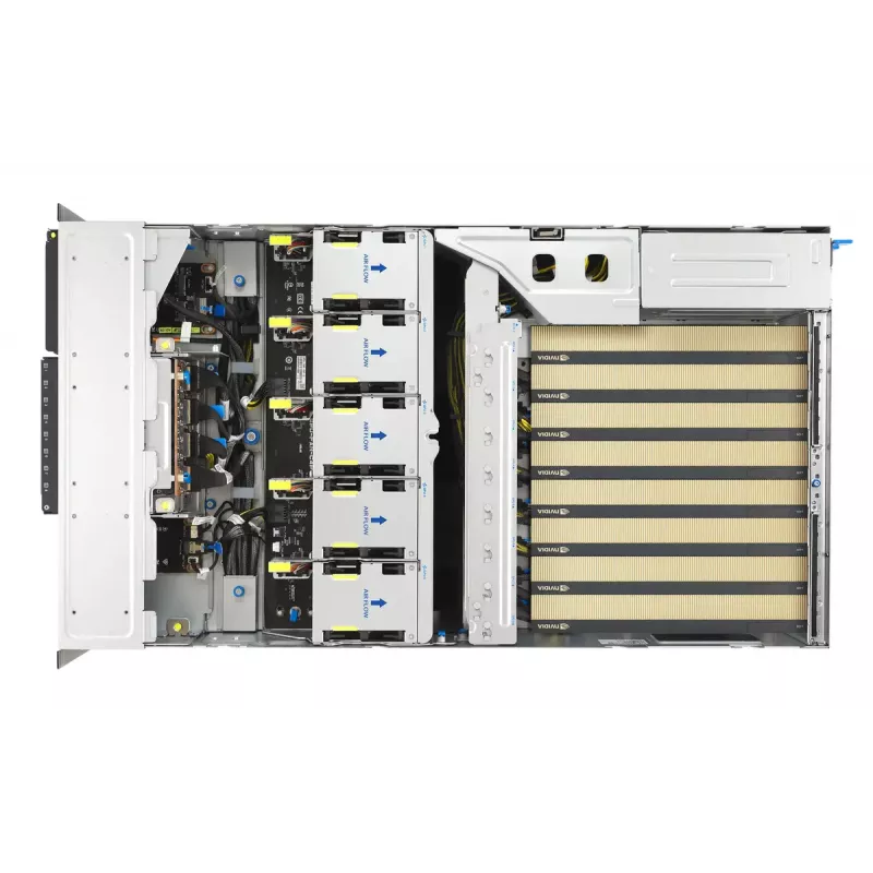 Rack server ASUS ESC8000A-E13P (4U) — LGA 6096, AMD EPYC, až do 3 TB DDR5, 24 DIMM, 3200W PSU, 10GbE