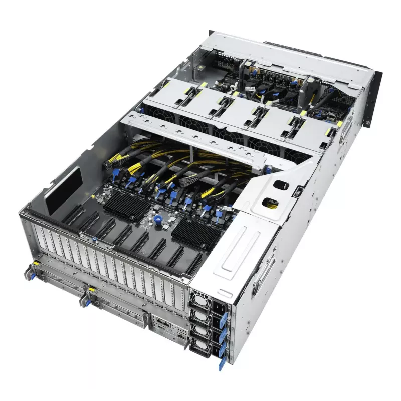 Rack server ASUS ESC8000A-E13P (4U) — LGA 6096, AMD EPYC, až do 3 TB DDR5, 24 DIMM, 3200W PSU, 10GbE