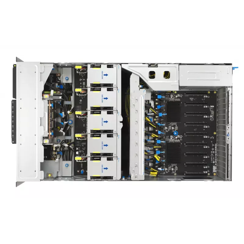 Rack server ASUS ESC8000A-E13P (4U) — LGA 6096, AMD EPYC, až do 3 TB DDR5, 24 DIMM, 3200W PSU, 10GbE
