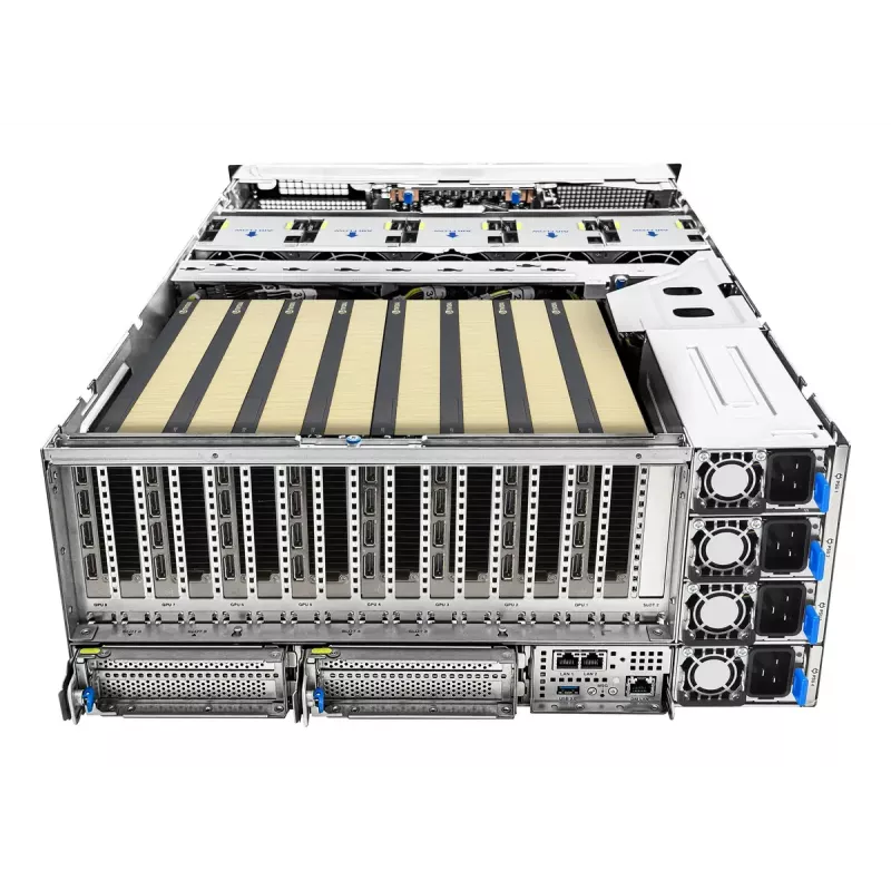 Rack server ASUS ESC8000A-E13P (4U) — LGA 6096, AMD EPYC, až do 3 TB DDR5, 24 DIMM, 3200W PSU, 10GbE