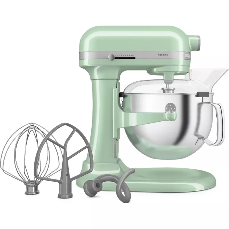 KitchenAid 5KSM60SPXEPT kuchynský robot 375 W zelená, sivá, nerez