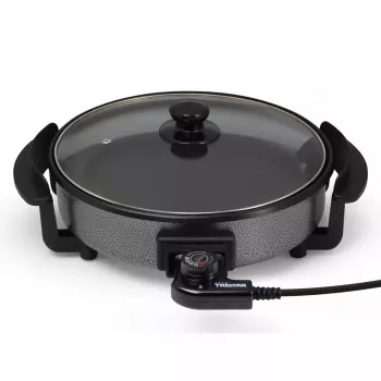 Grilovacia panvica Tristar PZ-2963 multifunkčná okrúhla čierna 30 cm