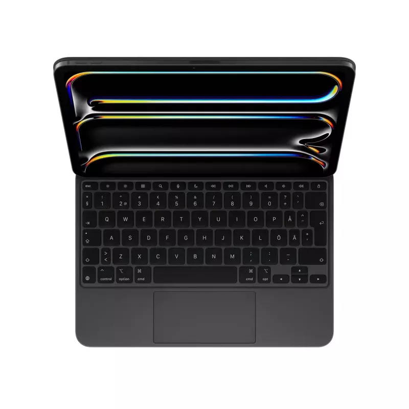 Apple Magic Keyboard QWERTY švédska čierna bezdrôtová s trackpadom