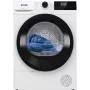 Gorenje sušička DHNE82 BK040, voľne stojaca, s predným plnením, tepelné čerpadlo, biela, tlačidlá, otočný gombík, pravé