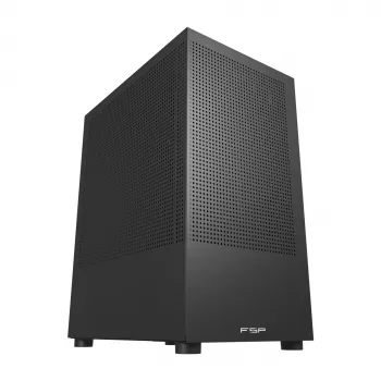 FSP S110-B skriňa Mini-Tower mITX, mATX čierna, Small Form Factor (SFF), PC, čierna, micro ATX, Mini-ITX, Mesh, kov, 16 cm